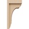 Ekena Millwork 5"W x 5"D x 10"H Wide Warren Rough Cedar Woodgrain TimberThane Corbel, Primed Tan CORUR05X05X10WARRCPR - alternate 5